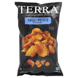 Terra, Chips de Vegetais Reais, Batata-Doce com Sal Marinho, 192 g (6,8 oz)