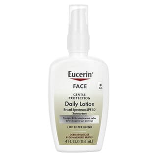 Eucerin, Gentle Protection, sanfter Schutz, Lotion und Sonnenschutz für den täglichen Gebrauch, LSF 30, ohne Duftstoffe, 118 ml (4 fl. oz.)