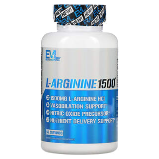 إيفلوشن نوتريشن‏, ل-أرجينين (L-Arginine1500‏)، 1,500 ملجم، 100 كبسولة (750 ملجم لكل كبسولة)