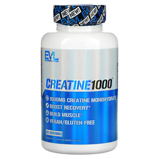 EVLution Nutrition, Creatine1000, 120 Veggie Capsules