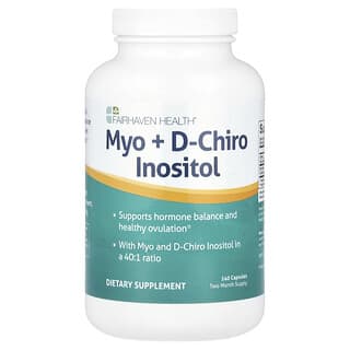 Fairhaven Health, Myo + D-chiro inositol, 240 capsules