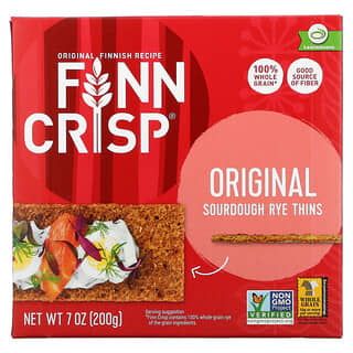 Finn Crisp, Sourdough Rye Thins, Original, 7 oz (200 g)