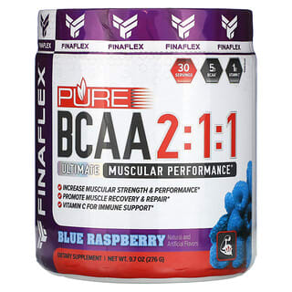 Finaflex, Pure BCAA 2:1:1, Blue Raspberry, 9.7 oz (276 g)