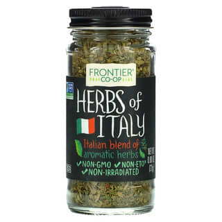 Frontier Co-op, Hierbas de Italia, Mezcla italiana de hierbas aromáticas, 22 g (0,80 oz)