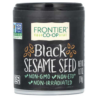 Frontier Co-op, Semente de Gergelim Preto, 19 g (0,7 oz)