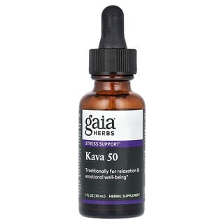 Gaia Herbs, Kava 50, 30 ml (1 oz. líq.)