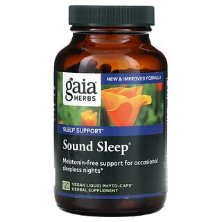 Gaia Herbs, Sound Sleep, 120 Vegan Liquid Phyto-Caps