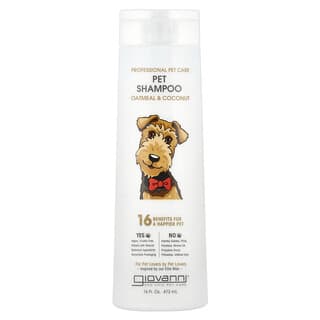 Giovanni, Professional Pet Care, Pet Shampoo, Tiershampoo, für Hunde, Haferflocken und Kokosnuss, 473 ml (16 fl. oz.)