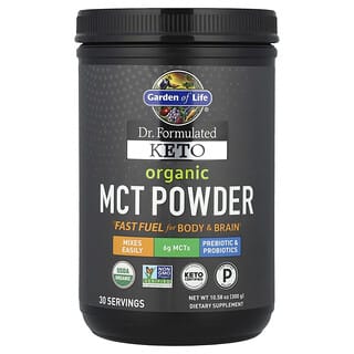 Garden of Life, Dr. Formuliertes Keto, Bio-MCT-Pulver, 300 g (10,58 oz.)