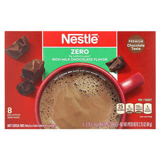 Nestle Hot Cocoa Mix, Hot Chocolate Mix, Rich Milk Chocolate, 8 Envelopes, 0.28 oz (8 g) Each