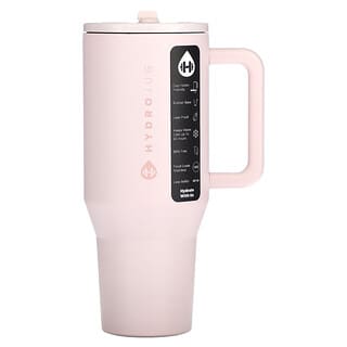 HydroJug, Traveler Tumbler, Pink Sand, 40 oz