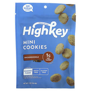 HighKey, Minigalletas sin azúcar agregado ni gluten, Snickerdoodle, 56,6 g (2 oz)