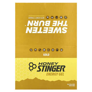 HoneyStinger, Energy Gel, Gold, 24 Packets, 1.1 oz (31 g) Each