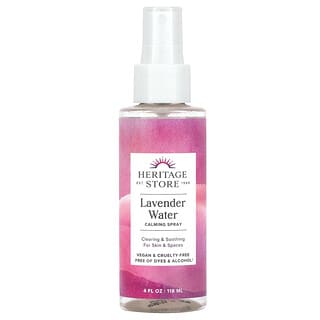 Heritage Store, Agua de lavanda, Spray calmante`` 118 ml (4 oz)