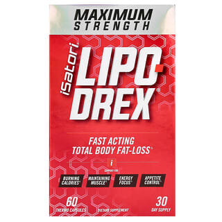 Isatori, Lipo-Drex, Maximum Strength, 60 Thermo Capsules