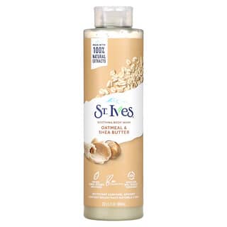 St. Ives, Jabón corporal calmante, Avena y manteca de karité, 650 ml (22 oz. Líq.)