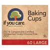 If You Care, Baking Cups, Backförmchen, groß, 60 Stück