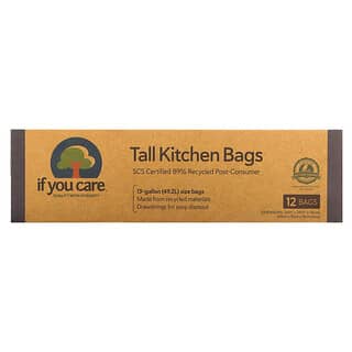 If You Care, Bolsas de cocina altas`` 12 bolsas de 49,2 L (13 gal) cada una