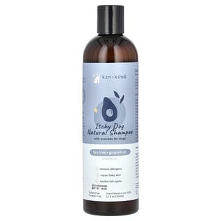 Kin+Kind, Shampoo Natural para Cães com Coceira, Para Cães, Melaleuca + Toranja, 354 ml (12 fl oz)