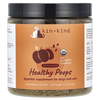 Kin+Kind, Healthy Poops, For Dogs & Cats, 4 oz (113.4 g)