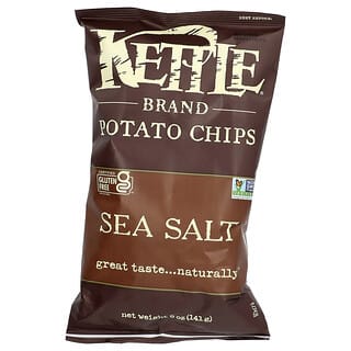 Kettle Foods, Chips de pommes de terre, sel de mer, 141 g