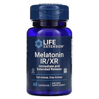 Life Extension, Melatonin IR/XR, 60 Capsules