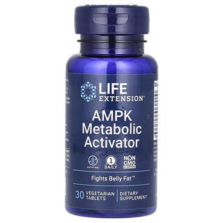 Life Extension, Activador metabólico de la AMPK, 30 comprimidos vegetales