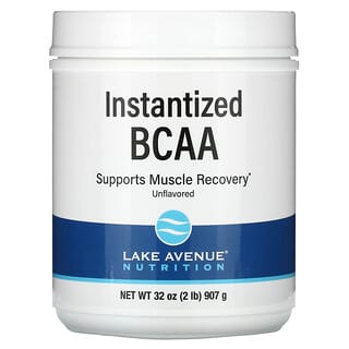 Lake Avenue Nutrition, BCAA instantáneos en polvo, Sin sabor, 907 g (32 oz)