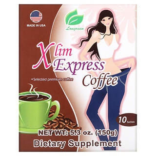 Longreen, Café minceur exprès, 10 sachets, 150 g (5,3 oz)