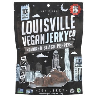 Louisville Vegan Jerky Co, Pieprz czarny wędzony, 85,05 g