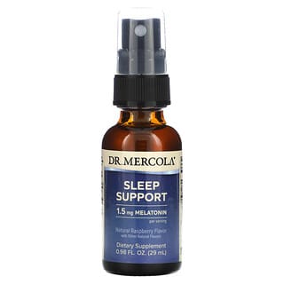 دكتور ميركولا‏, Sleep Support مع الميلاتونين، نكهة توت العليق الطبيعية، 0.85 من الأونصة السائلة (25 مل)