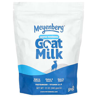 Meyenberg Goat Milk, 무지방 산양유 분말, 340g(12oz)