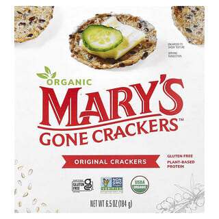 Mary's Gone Crackers‏, קרקרים מקוריים אורגניים, 184 גרם (6.5 אונקיות)