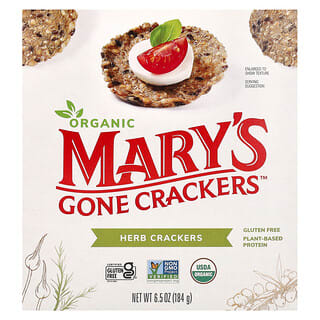 Mary's Gone Crackers, Galletas con hierbas, 184 g (6,5 oz)