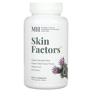 Michael's Naturopathic, Skin Factors, 180 Vegetarian Tablets