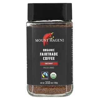 Mount Hagen, Café instantané biologique issu du commerce équitable, Lyophilisé, 100 g