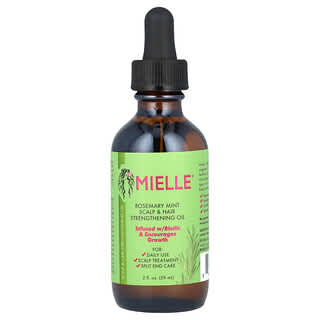 Mielle, Масло за укрепване на скалпа и косата, розмарин и мента, 59 ml (2 fl oz)