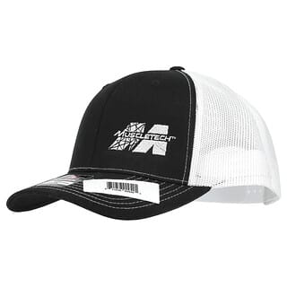 MuscleTech, Шапка Snapback Trucker, черно/бяло, 1 бр