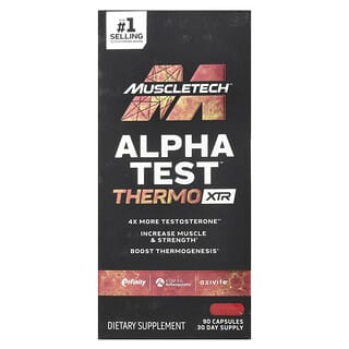 MuscleTech, AlphaTest™ Thermo XTR, 90 Capsules