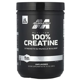 MuscleTech, Platinum 100% Creatine, Unflavored, 14.11 oz (400 g)