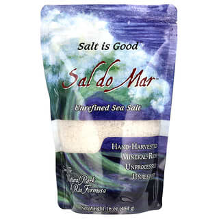 Mate Factor, Sal do Mar, Sal Marinho Não Refinado, 454 g (16 oz)