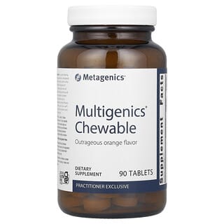 Metagenics, Comprimidos masticables Multigenics®, Naranja, 90 comprimidos