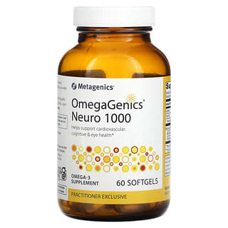 Metagenics, OmegaGenics Neuro 1000, 60 Softgels