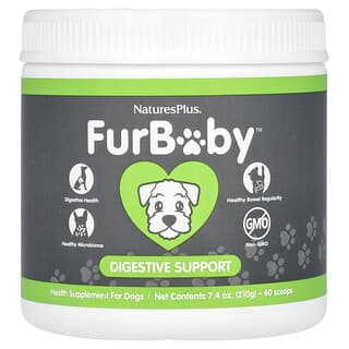 NaturesPlus, FurBaby, 반려견용 소화 건강 보충제, 210g(7.4oz)