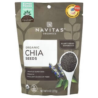 Navitas Organics, Organic Chia Seeds, 8 oz (227 g)