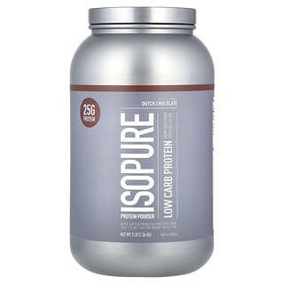 Isopure, Low Carb Proteinpulver, Holländische Schokolade, 3 lb (1361 g)