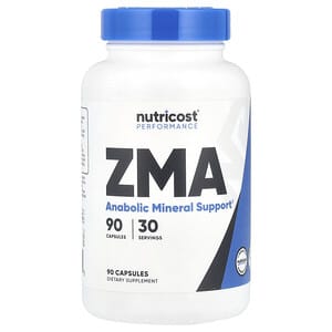 Nutricost, 表現，ZMA，90 粒膠囊