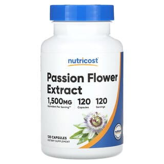 Nutricost, Passionsblumenextrakt, 1.500 mg, 120 Kapseln