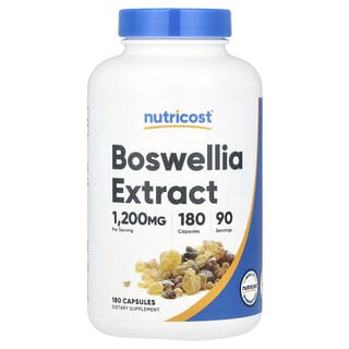 Nutricost, Boswellia Extract, 1,200 mg, 180 Capsules (600 mg per Capsule)