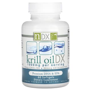 Natural Dynamix (NDX), Krill Oil DX, Premium DHA & EPA, 1,000 mg, 60 Softgels (500 mg per Softgel)